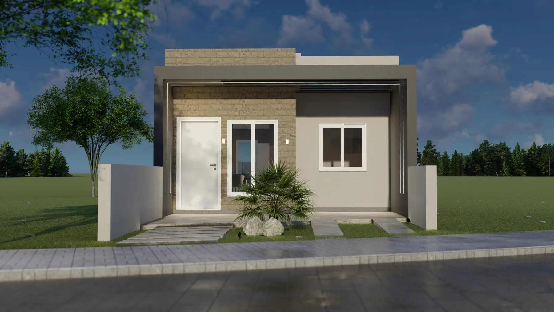 Casa térrea — arquitetura residencial